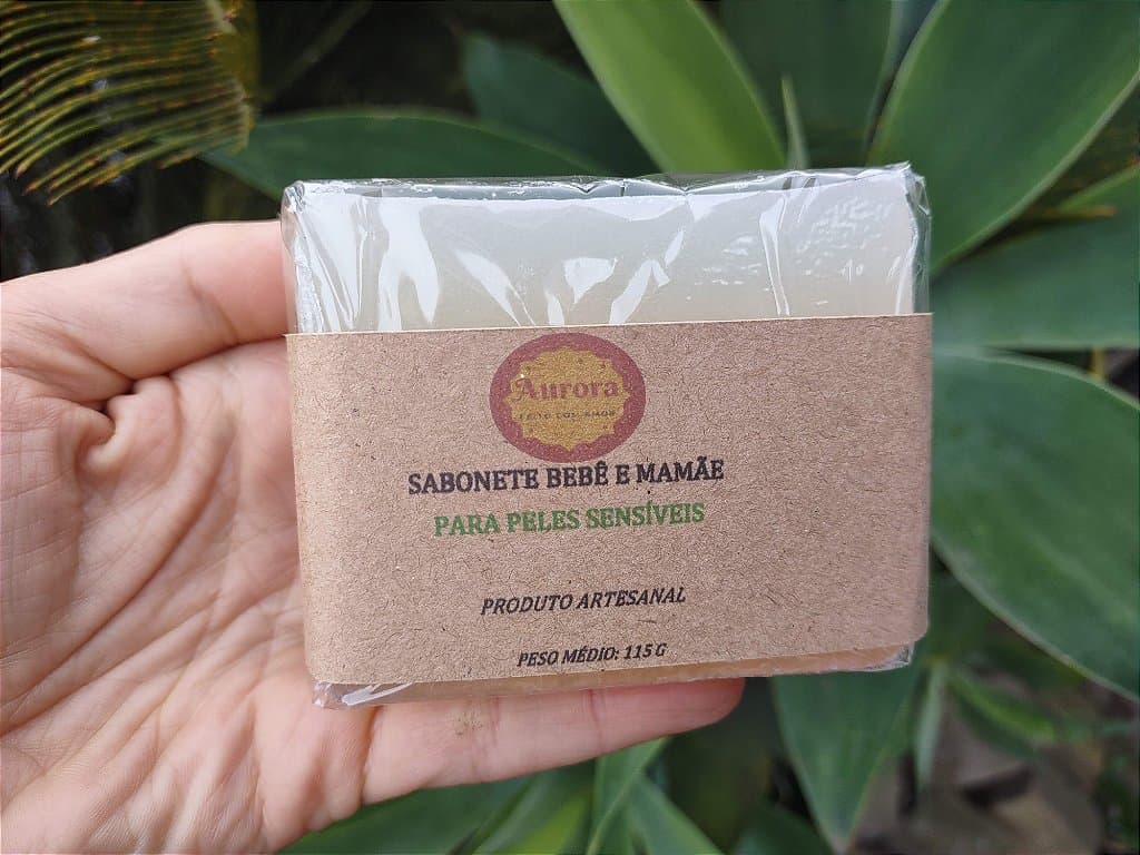 Sabonete Natural Bebê e Mamãe- Fitoterápico- SEM CORANTES, SEM PARABENOS, VEGANO 100%Vegetal - 3