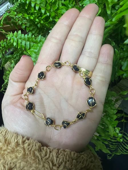 Pulseira Cesto Onix ou Ametista - 1