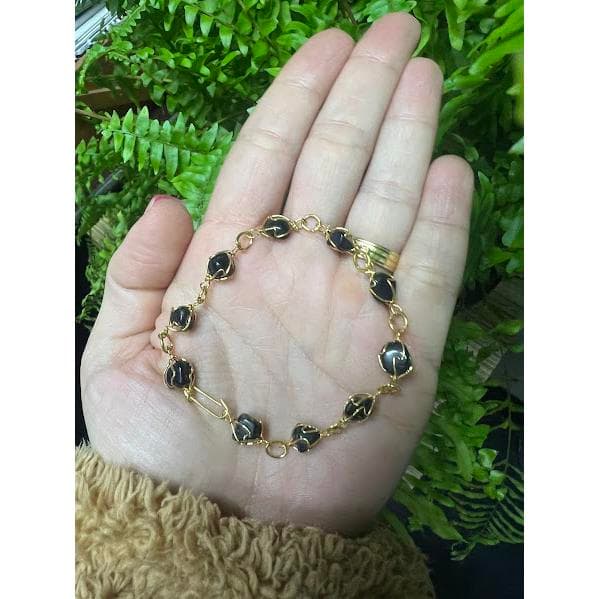 Pulseira Cesto Onix ou Ametista - 3
