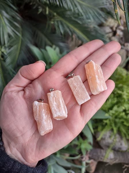 Pingente Rolado Pedra Natural Maiores 3 a 4 cm -ESCOLHA O SEU - 2
