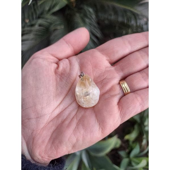 Pingente Rolado Pedra Natural Maiores 3 a 4 cm -ESCOLHA O SEU - 13
