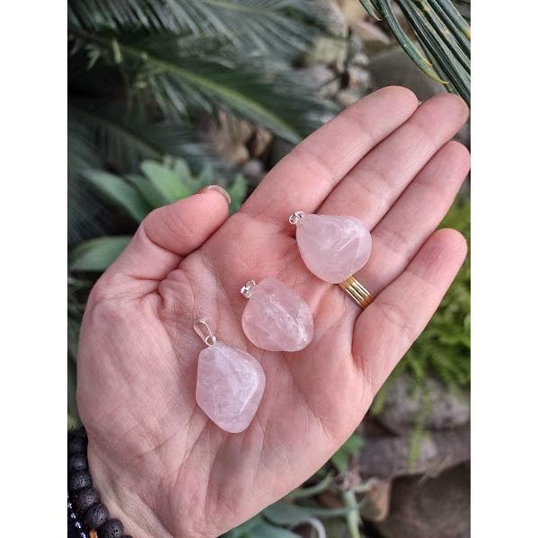 Pingente Rolado Pedra Natural Maiores 3 a 4 cm -ESCOLHA O SEU - 14