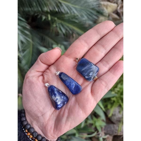 Pingente Rolado Pedra Natural Maiores 3 a 4 cm -ESCOLHA O SEU - 16