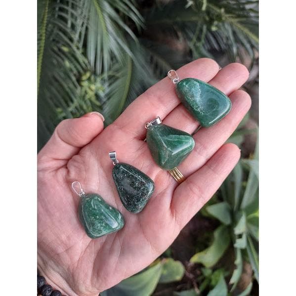 Pingente Rolado Pedra Natural Maiores 3 a 4 cm -ESCOLHA O SEU - 17