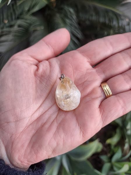 Pingente Rolado Pedra Natural Maiores 3 a 4 cm -ESCOLHA O SEU - 5