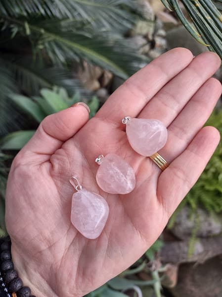 Pingente Rolado Pedra Natural Maiores 3 a 4 cm -ESCOLHA O SEU - 6