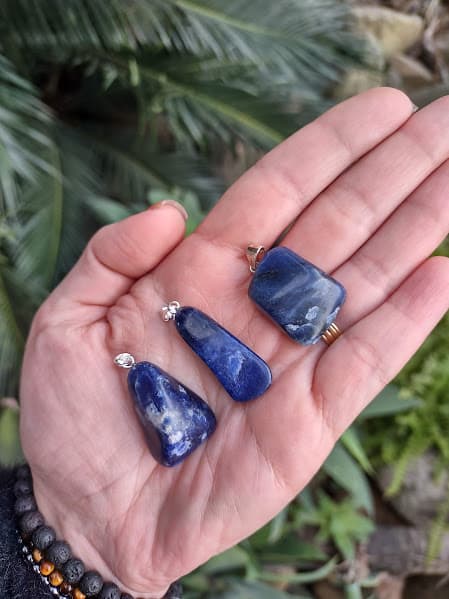 Pingente Rolado Pedra Natural Maiores 3 a 4 cm -ESCOLHA O SEU - 8