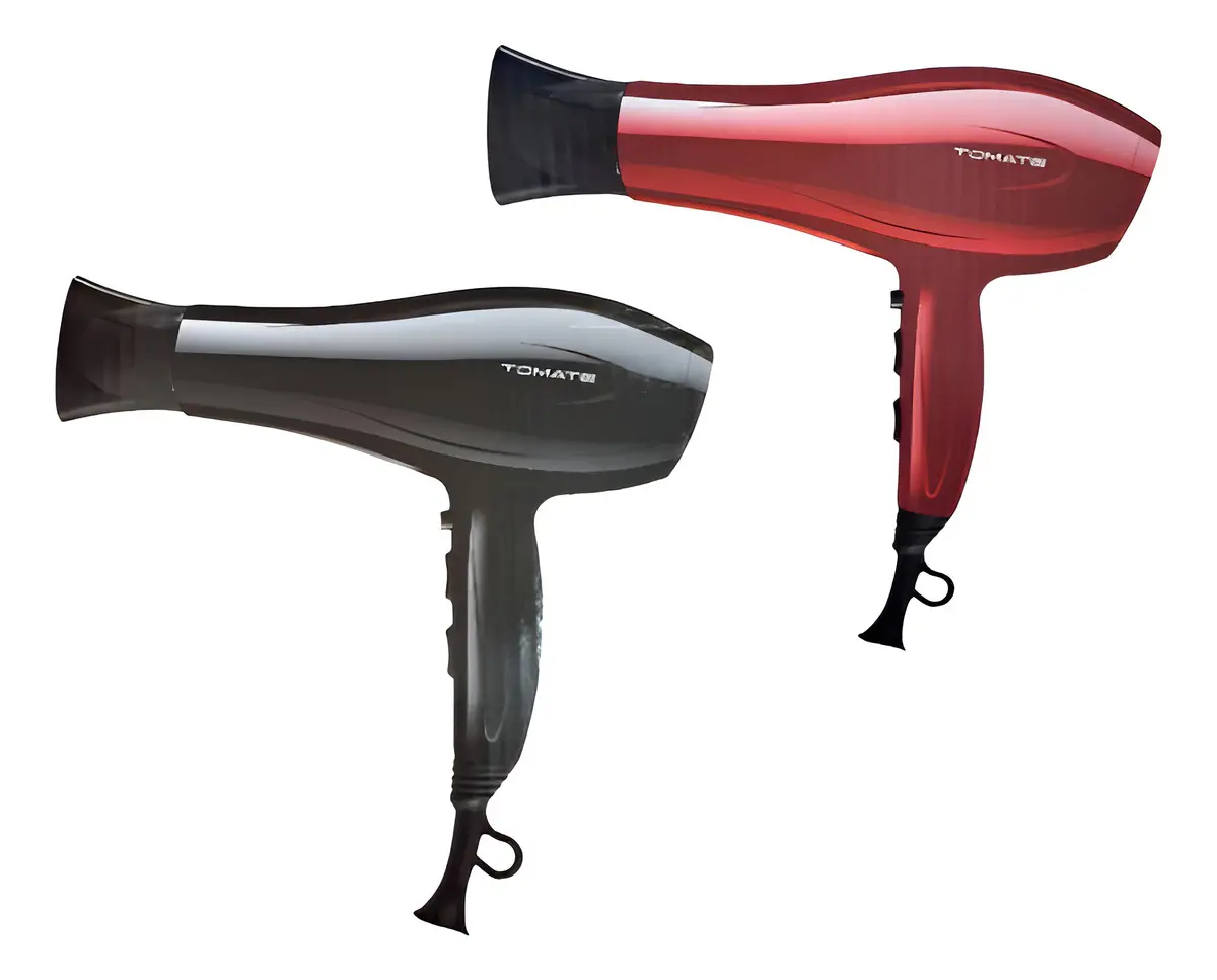 Secador De Cabelo Potente Profissional Tomate Mse-2600a/b Cor Vermelho - 2