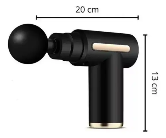 Pistola de Massagem Massage Gun 30W Corpo Inteiro 6 Velocidades 4 Cabeças - 1