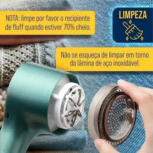 Removedor De Fiapos Recarregável Oih-5610 Oásis Portátil - 3
