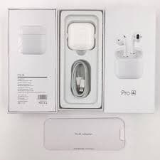Fone De Ouvido Bluetooth Sem Fio Bateria de Longa Duração Pro 4 Branco - 6