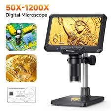 Microscópio Digital Lcd ,7 Manutenção Eletrônica 1080p - 1