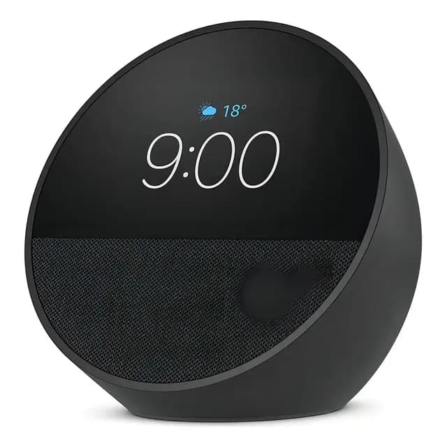 Echo Spot 2024 Com Alexa Despertador Inteligente Preto - 1