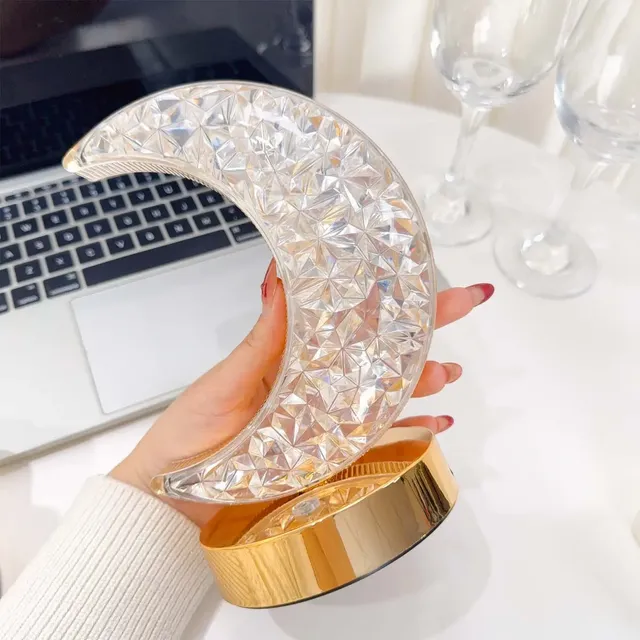 Abajur Luminária Lua Estrela Led Touch Recarregável Usb Cor - 2