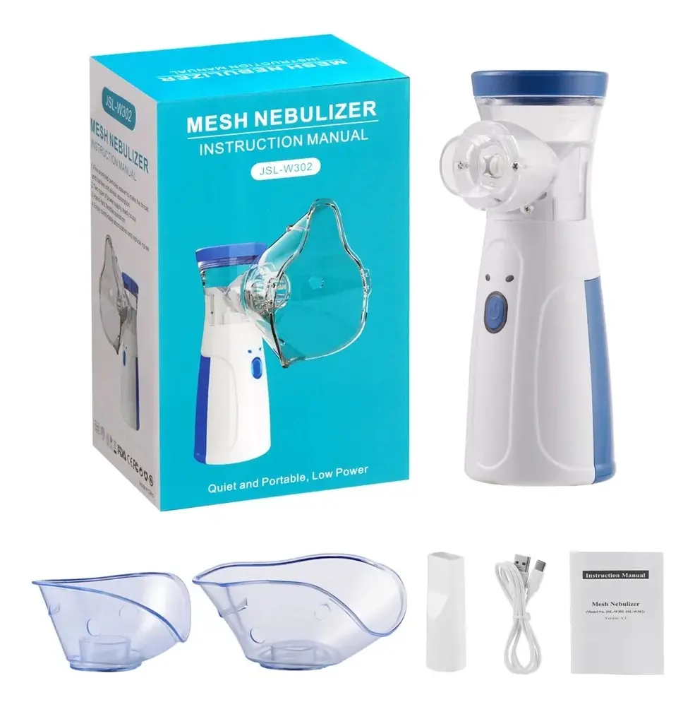Nebulizador Inalador Silencioso Aparelho Portátil Adulto Infantil - 1