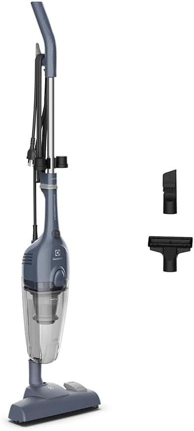 Aspirador de Pó Vertical com fio portátil de mão 2 em 1 potente 1600W cabo 4.7m com capacidade 950 ml filtro HEPA STK17 - 1