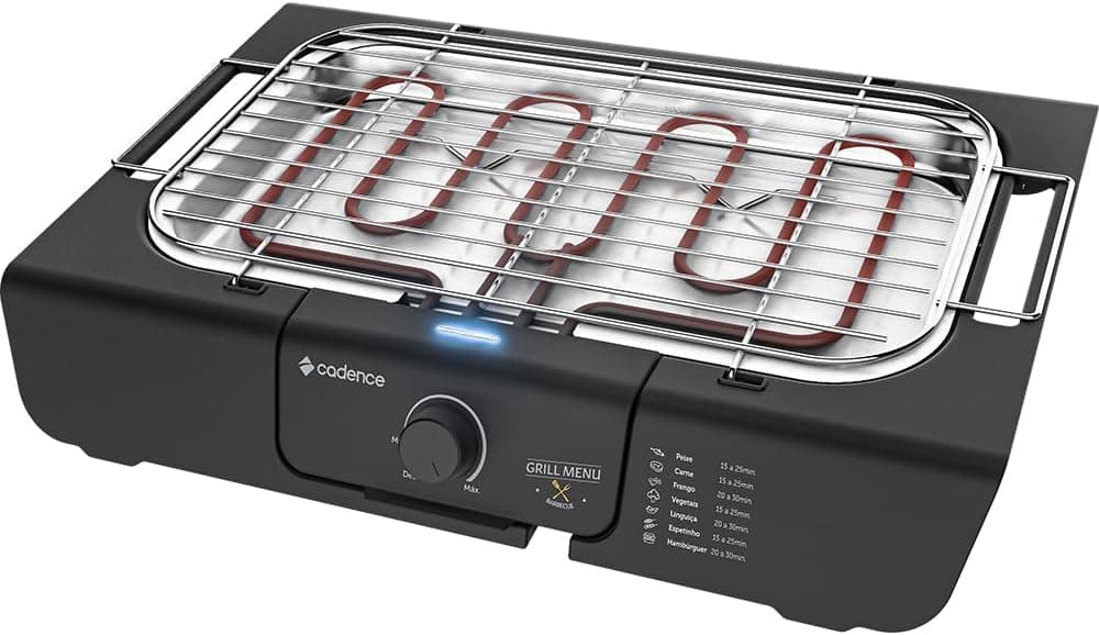 Churrasqueira Elétrica Cadence Grill Menu - 127V - 1