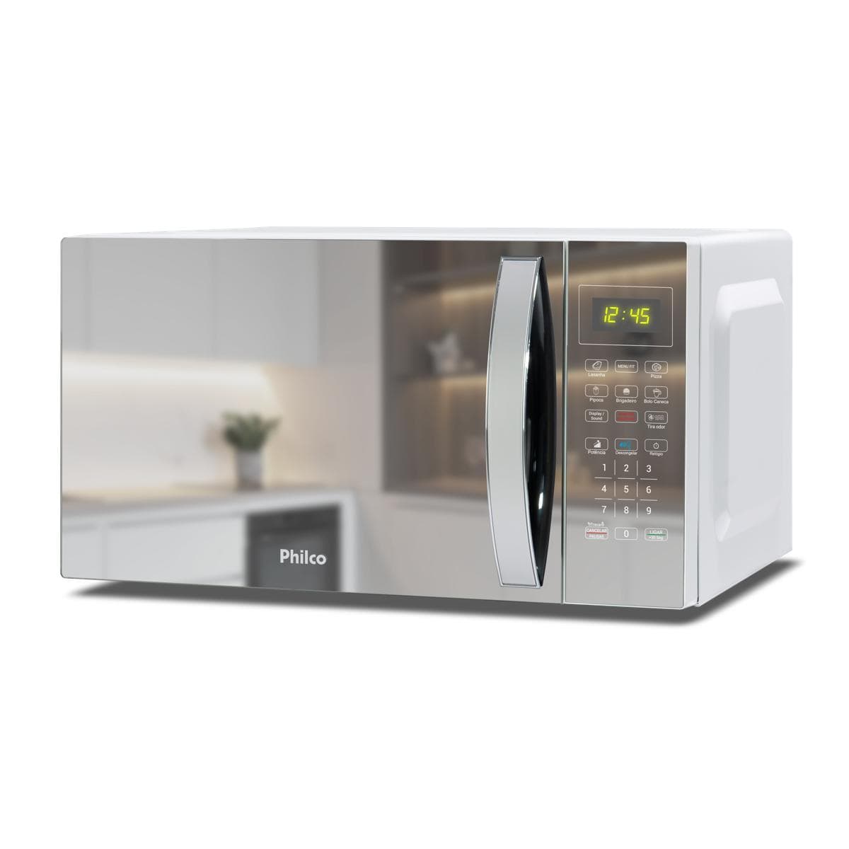 Micro-ondas Pmo38e Limpa Fácil 33 Litros Philco Branco 220v - 1