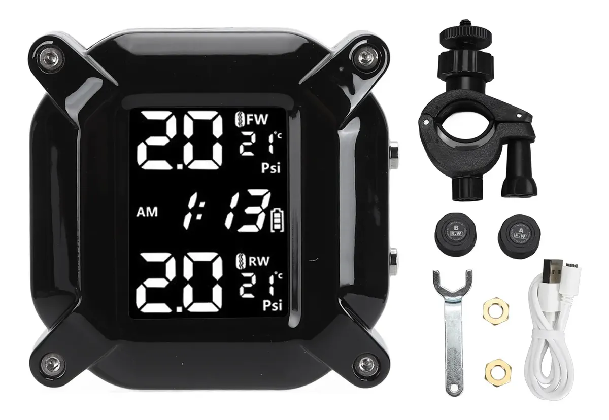 Sensor de pressão de pneus para motocicletas TPMS - 1