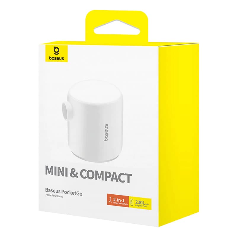 Mini Compressor bomba de ar sem fio Baseus Pocket Go Portable - 1