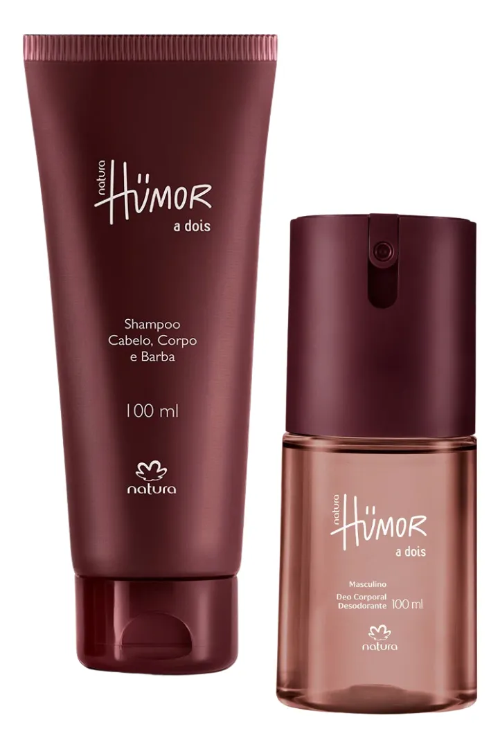Presente Humor Masculino: Deo Corporal + Shampoo - 1