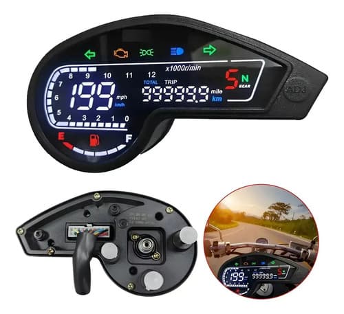 Painel Digital Para Motocicleta Dm200 - 1