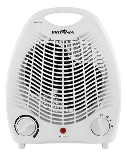 Britânia Aquecedor Cerâmico Ab1100n 1500w -(caixa C/ Avaria) Branco 127v - 1
