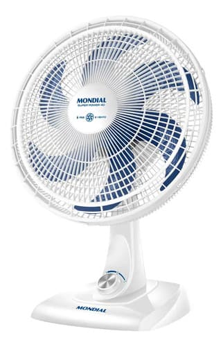 Ventilador De Mesa Mondial Super Power Vsp-40-w 40cm-220v 40 Cm 60hz Branco 220v Azul Plástico 6 - 1