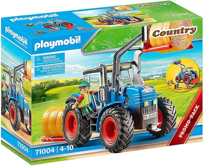 Trator Playmobil Grande Com Acessorios Playmobil City Action -(OPORTUNIDADE) - 1