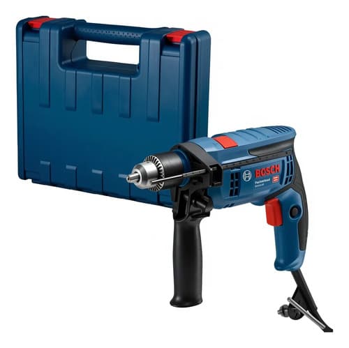 Furadeira 750w Gsb 13 Re Em Maleta Bosch-(caixa S/ Capa) Azul 127v - 1