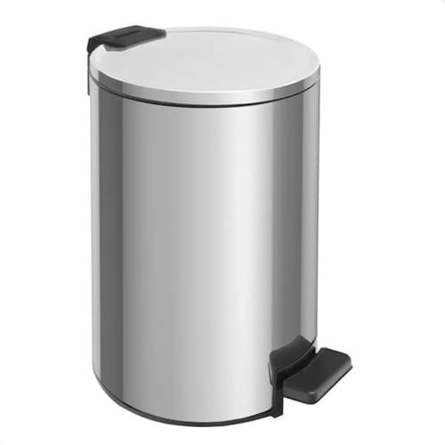 Lixeira Tramontina Inox Pedal 20l Cinza-(caixa C/ Avaria) Cinza - 1