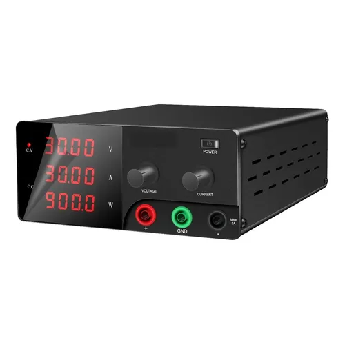 Fonte De Laboratório 900w Dc 0-30v 0-20/30a Ajustável - 1