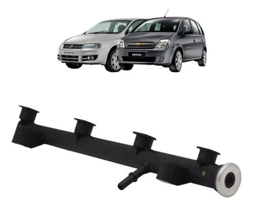Flauta Bico Injetor Meriva Stilo 1.8 2002 2003 2004 2005 2006 2007 2008 Até 2012 - 1