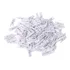 50 Mini Prendedor Branco 2,5cm Artesanato Lembrancinhas - 1