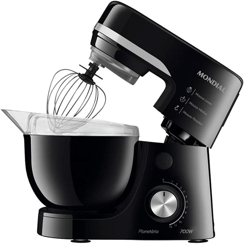 Batedeira Planetaria, Mondial, 700w - Bp-03-b Preto 110v - 1