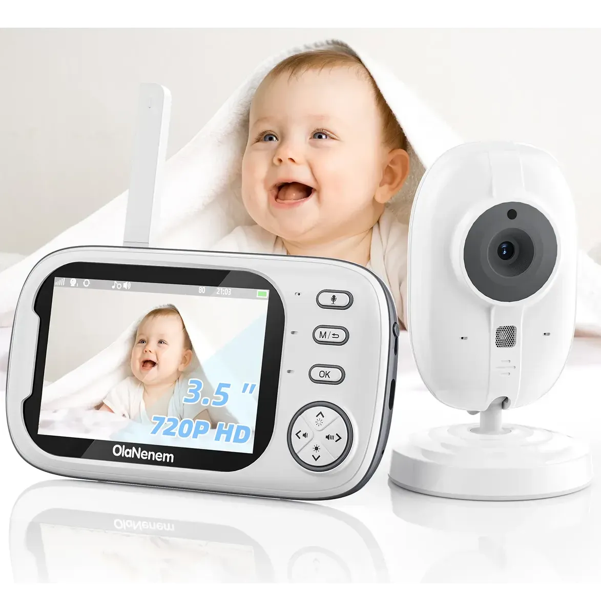 Baba Eletronica Sem Internet 3.5 Monitor Transmissão 300m - 1