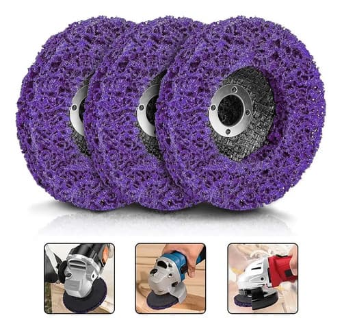 Pro Kit 3 Disco Removedor Tintas Fundos Vernizes 115×22mm Violeta - 1