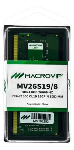 Memória Ram Notebook Macrovip 8gb Ddr4 2666mhz Sodimm - 1