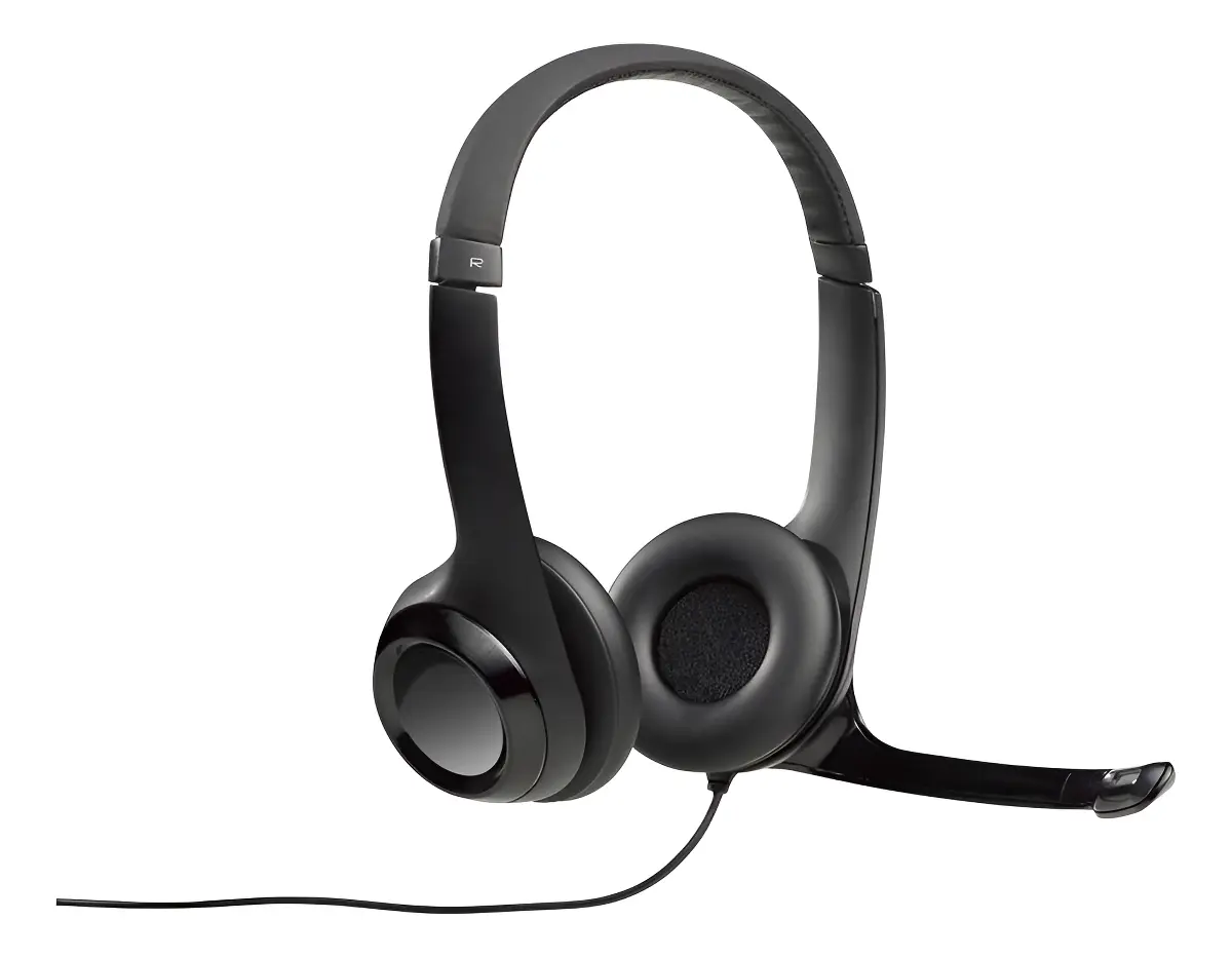 Headset Logitech Usb H390 Preto - 1