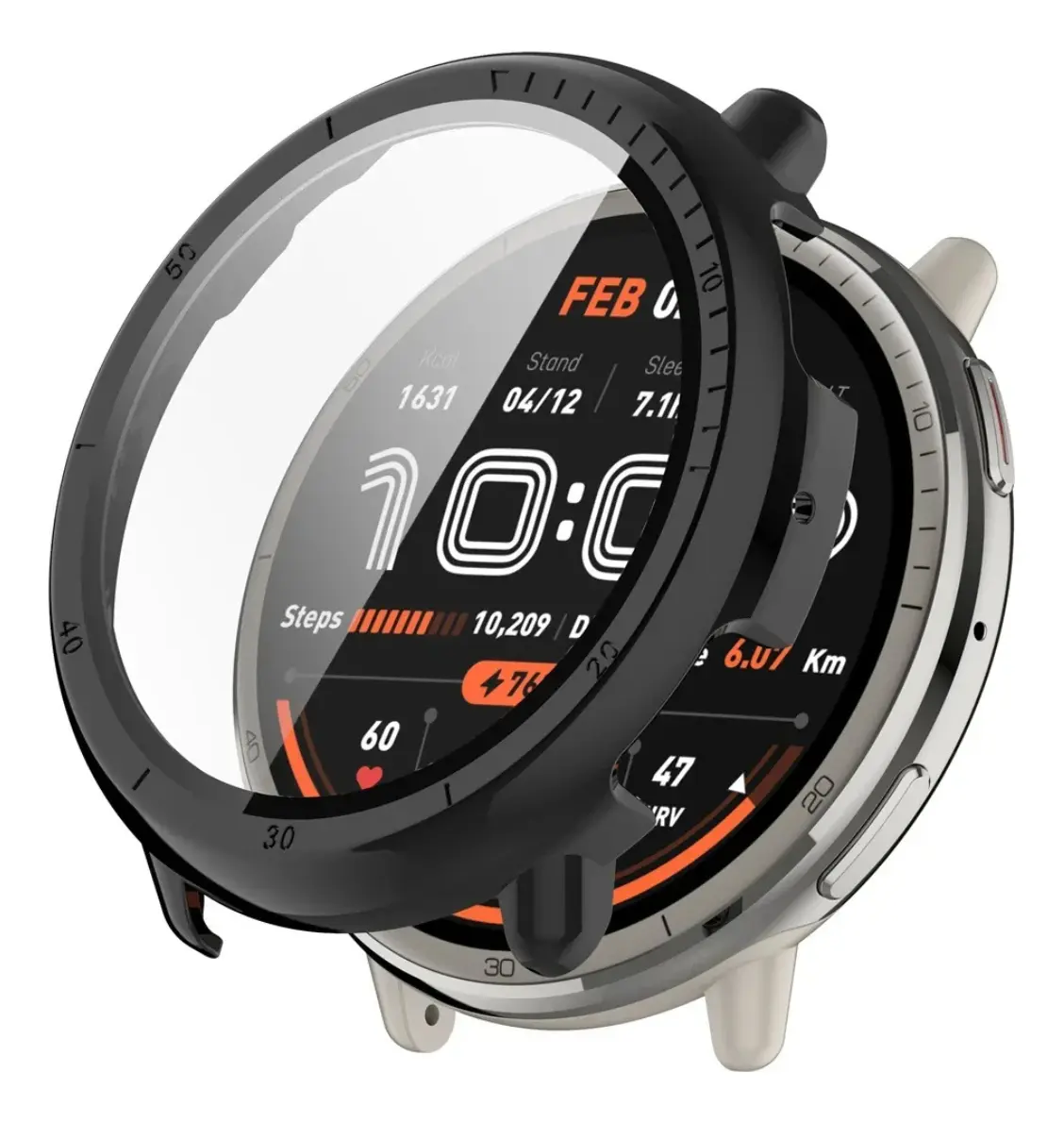 Case Com Película Para Amazfit Active 2 Capa Smartwatch - 1