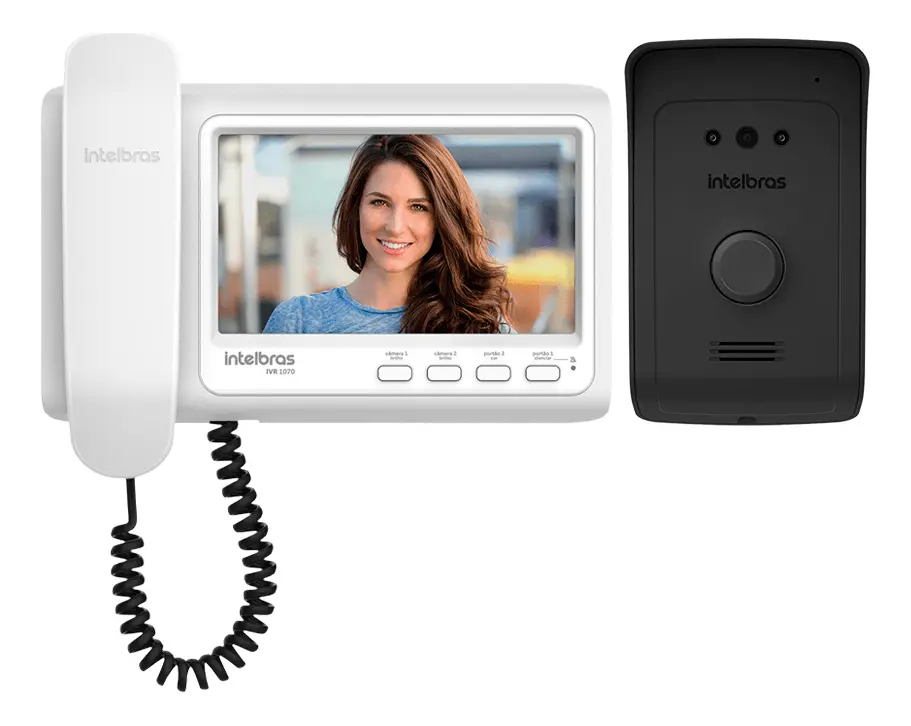 Video Porteiro Ivr 1010 Branco E Preto Intelbras 110v/220v - 1