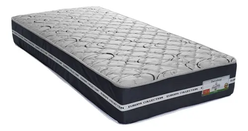COLCHAO INCOLBRAS SOLD 45 088X188X20 HIBRIDO TAMPO MALHA BRANCA FAIXA SILVER ESPECIAL - 1