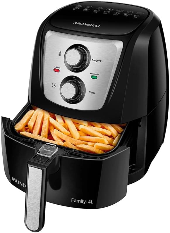 Air Fryer Mondial Family 4l Inox - SEM CAIXA / MOSTRUÁRIO - 1