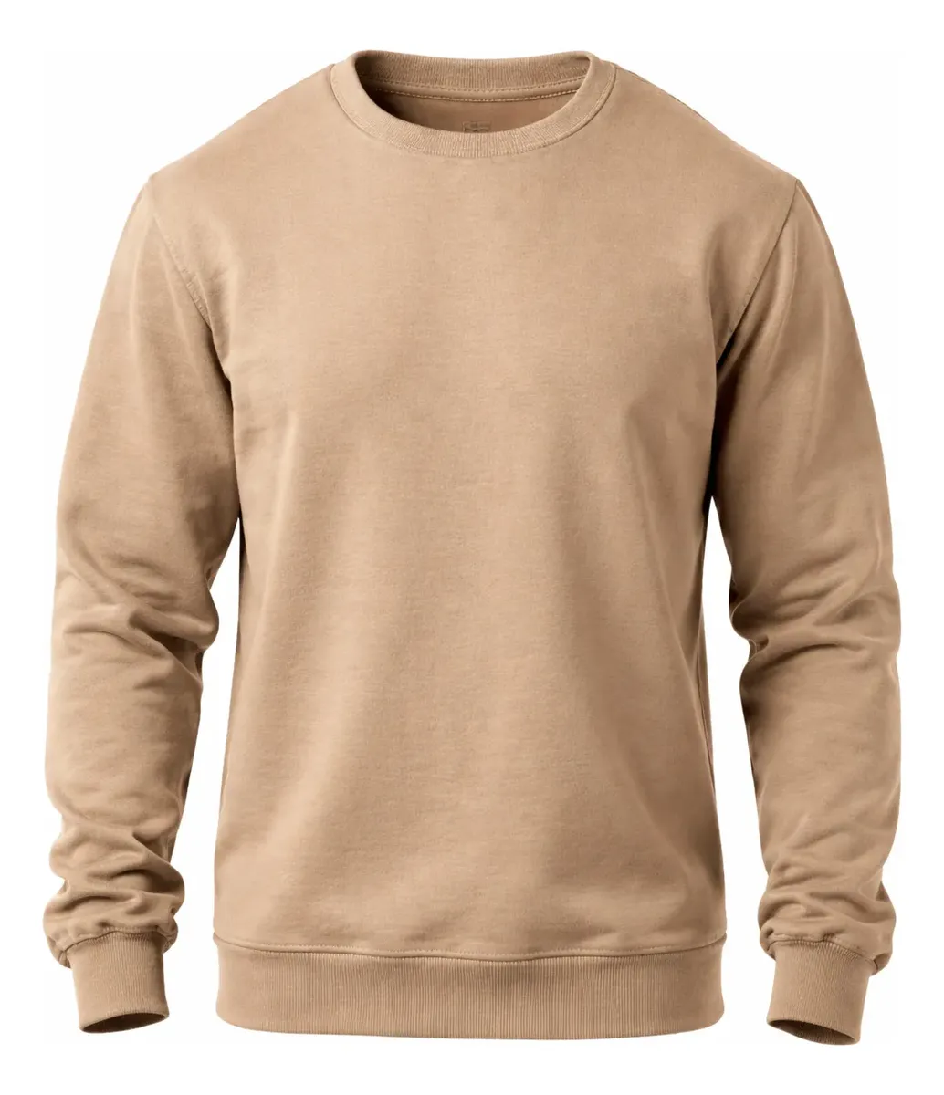 Moletom Gola Redonda Unissex Blusa De Frio - 1