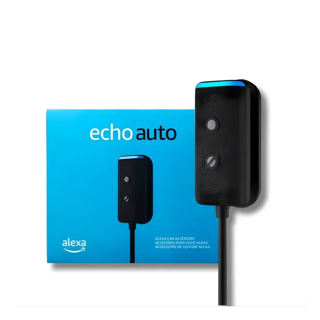 Amazon Echo Auto (2nd Gen) com assistente virtual Alexa - preto - 1