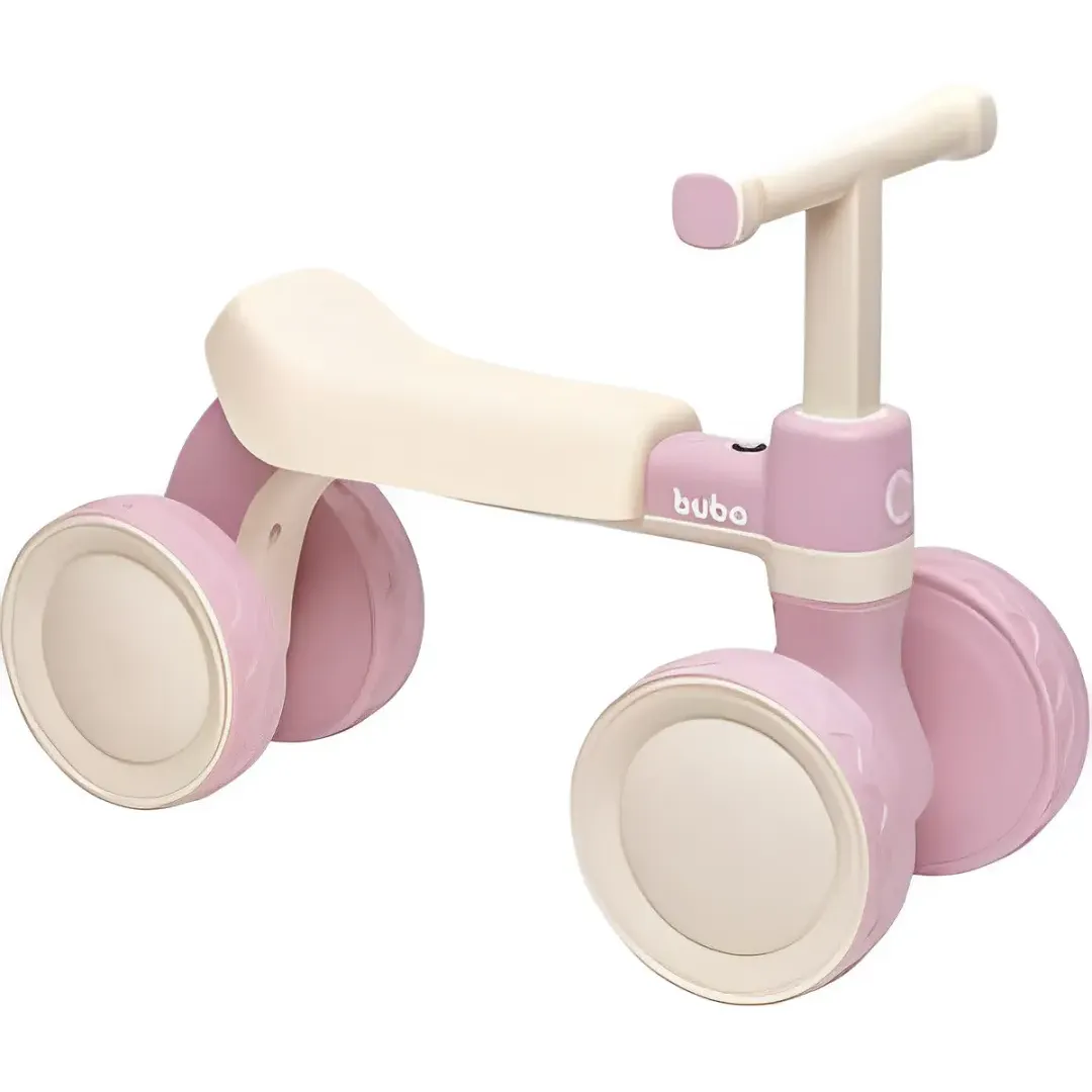 Bicicleta De Equilibrio Rosa Com Som Sem Pedal 18824 - Buba - 1