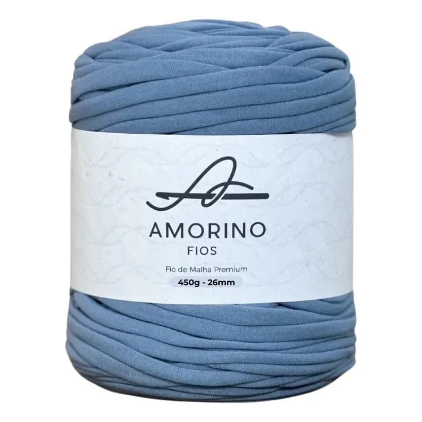 Fio De Malha Premium Cor Azul Celeste- Fios - 26mm - 1