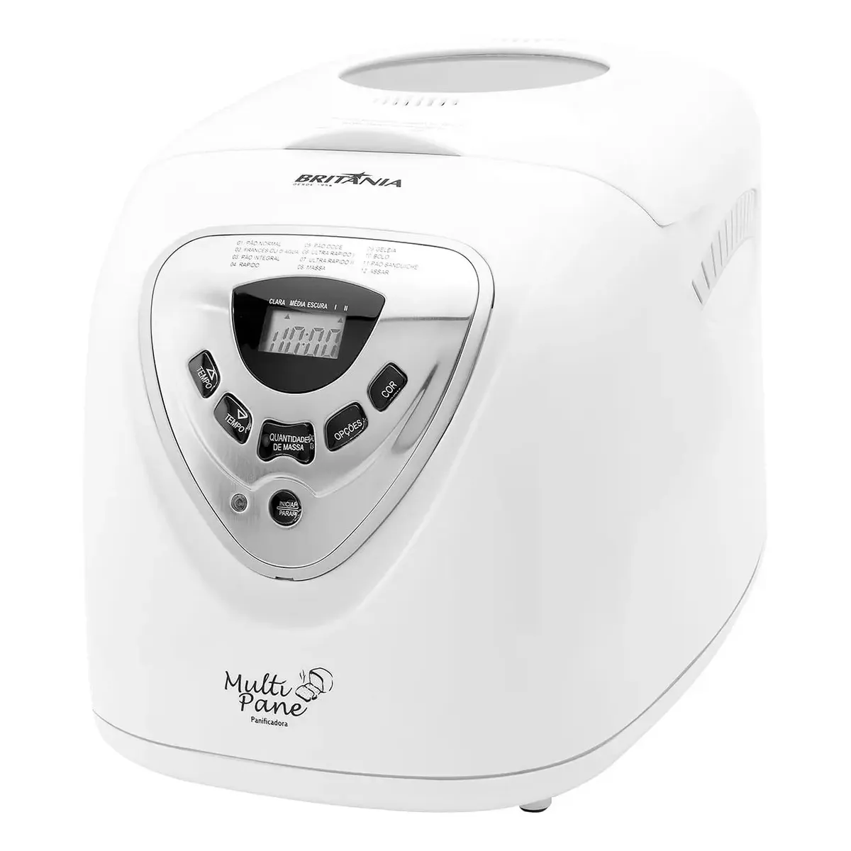 Panificadora Multipane Com 12 Programas E Potência De 550w Antiaderente Cor Branca Britânia - 1