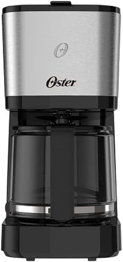 Cafeteira Oster Inox, 1,2L, 110V, Preto/Inox, 750W, OCAF600 - 1