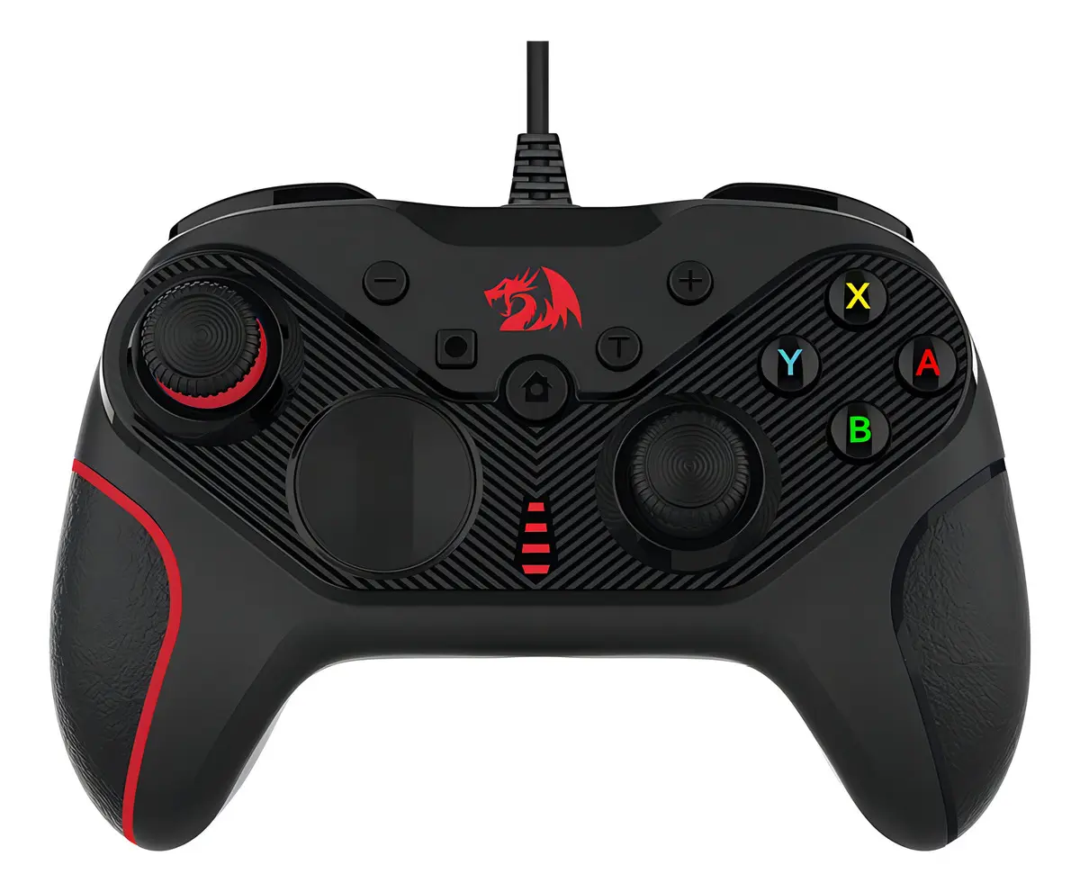 Controle Gamer Redragon Rift G710 Pc E Ps3 Preto E Vermelho - 1